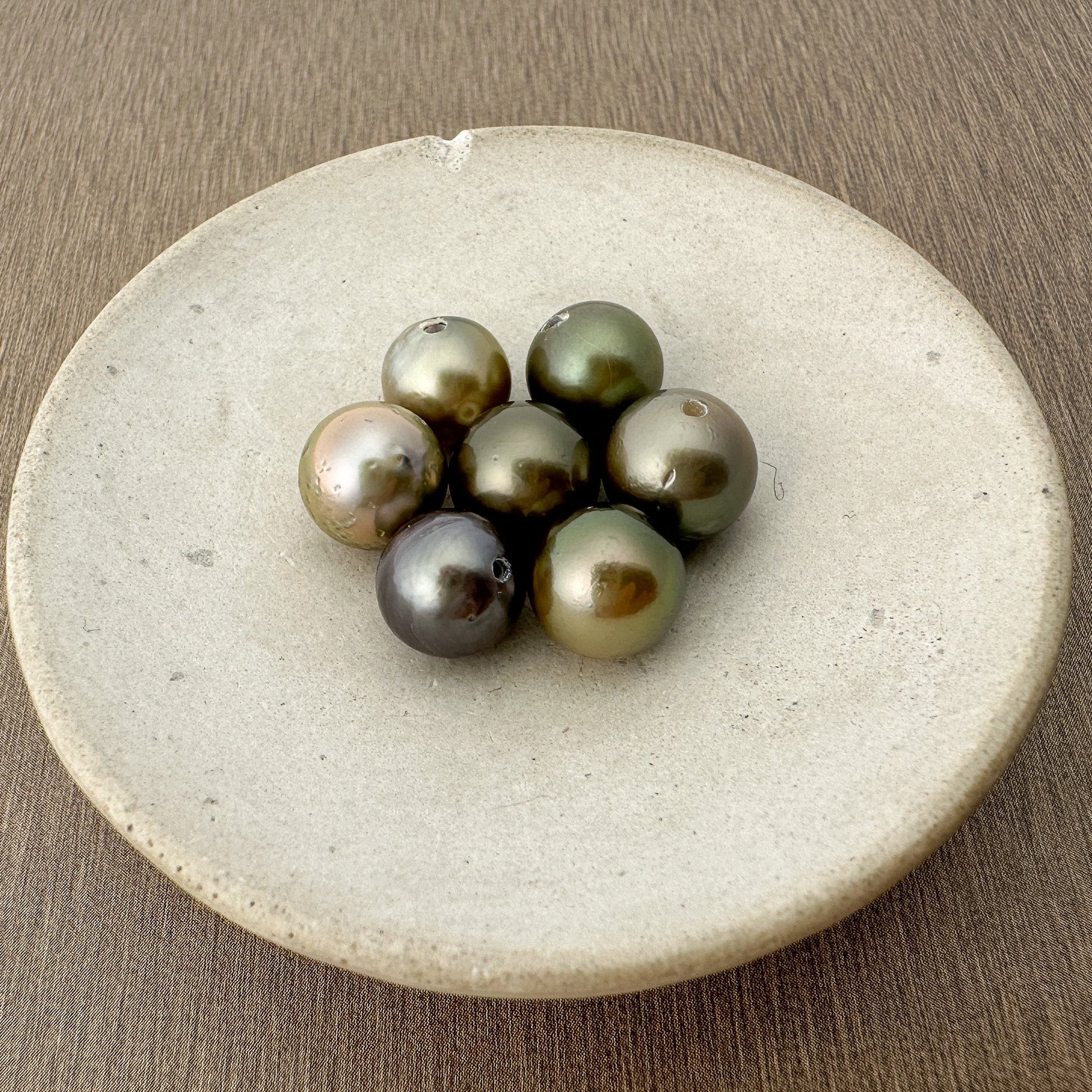 Tahitian Pearl Mixed Shape Medium Luster - 7 pcs. (P3260)-The Bead Gallery Honolulu