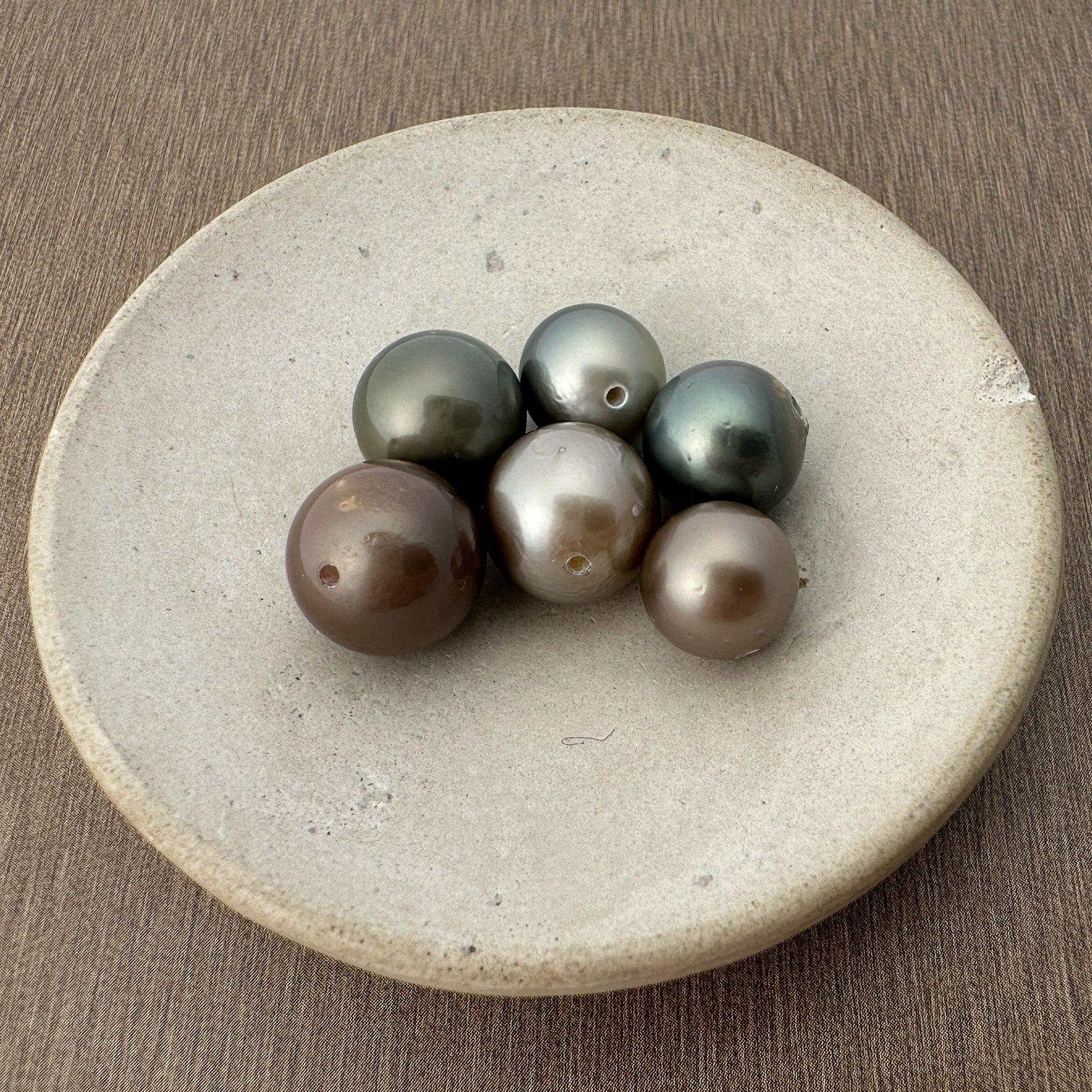 Tahitian Pearl Mixed Shape Medium Luster - 7 pcs. (P3260)-The Bead Gallery Honolulu