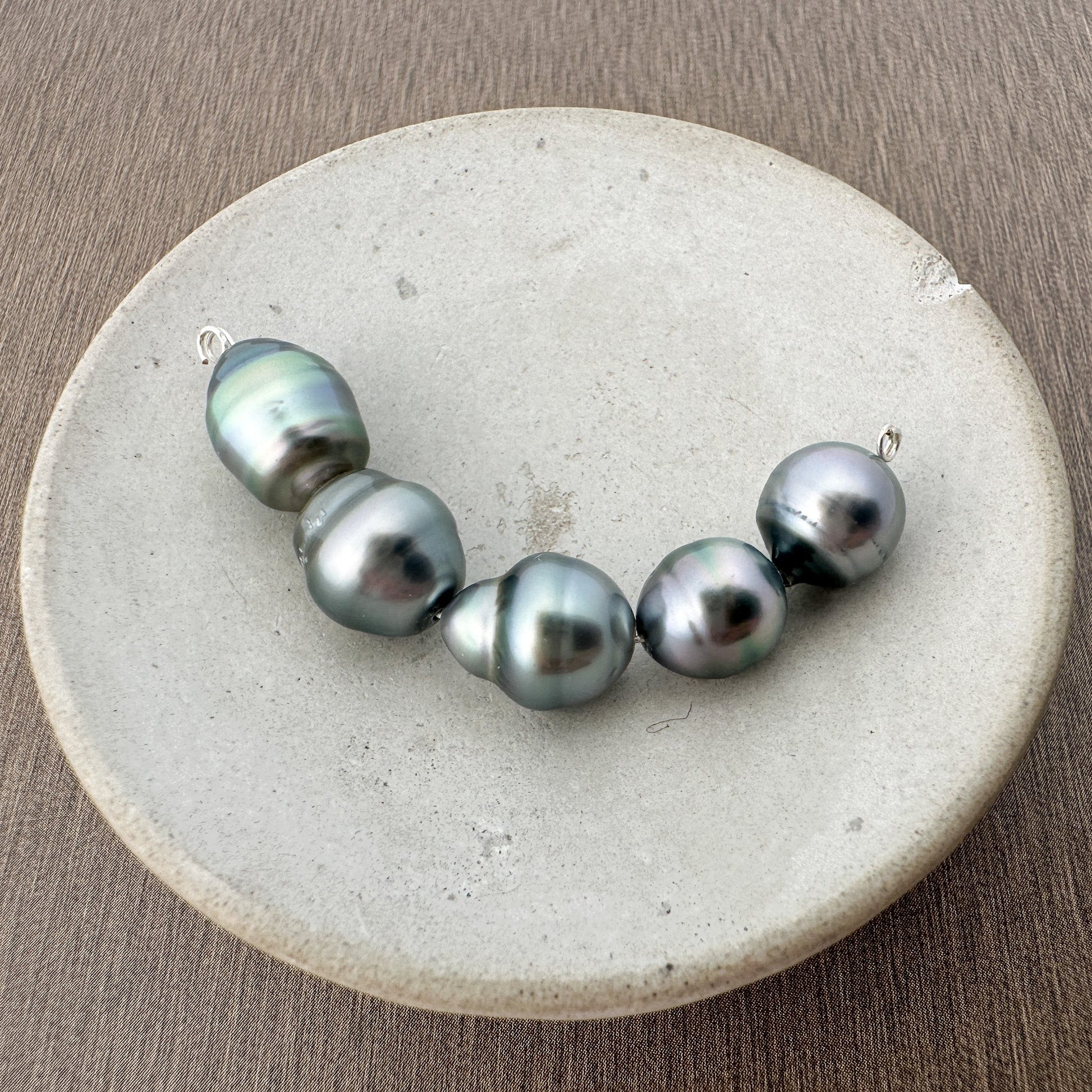 Tahitian Pearl Mixed Shape Medium Luster - 7 pcs. (P3260)-The Bead Gallery Honolulu