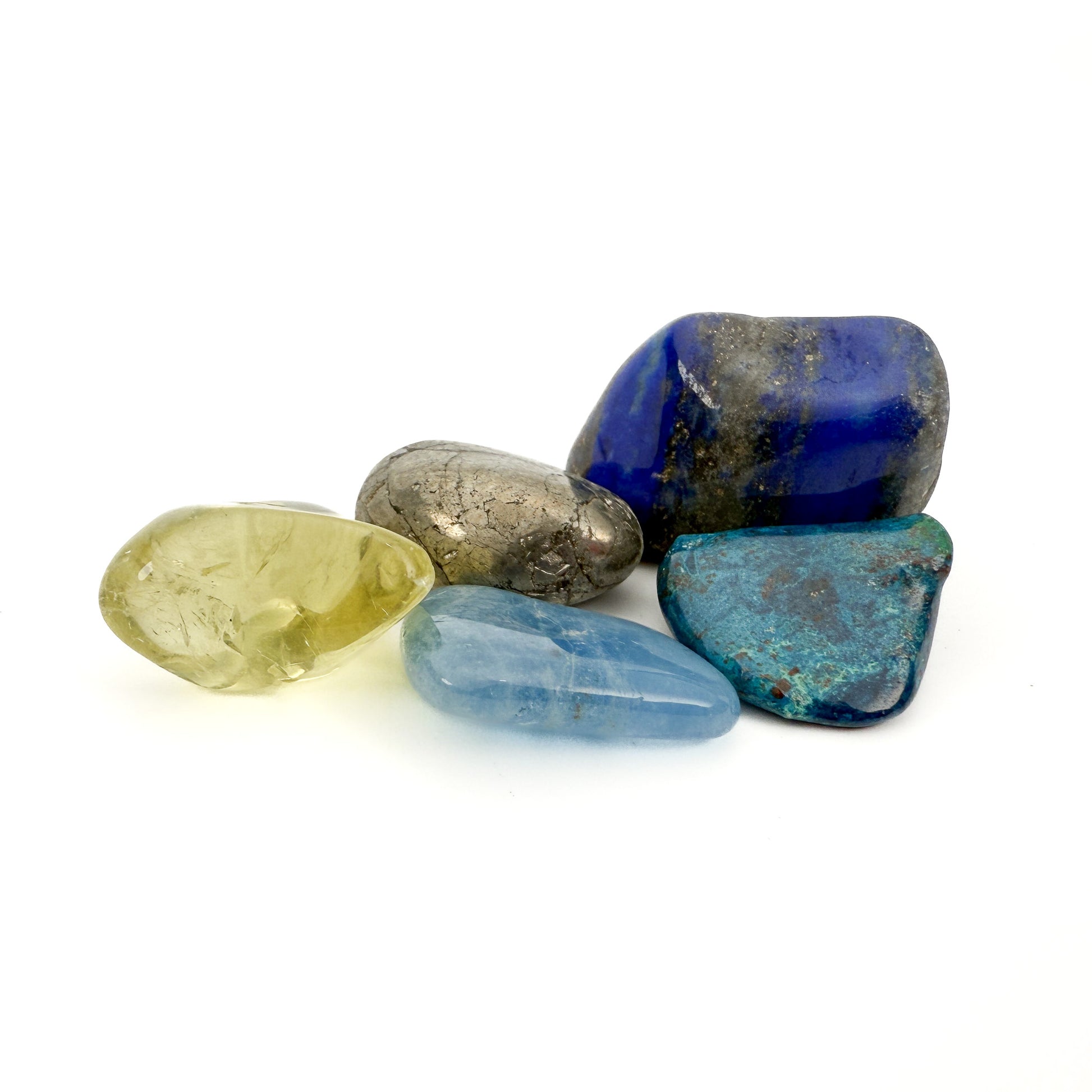 Tumbled Gem Set: Higher Happy Connection (TU161)-The Bead Gallery Honolulu